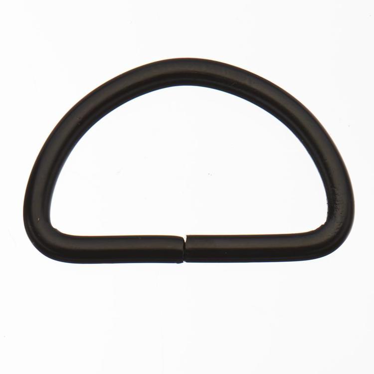 Birch D Rings 20mm Black, 2 Pack
