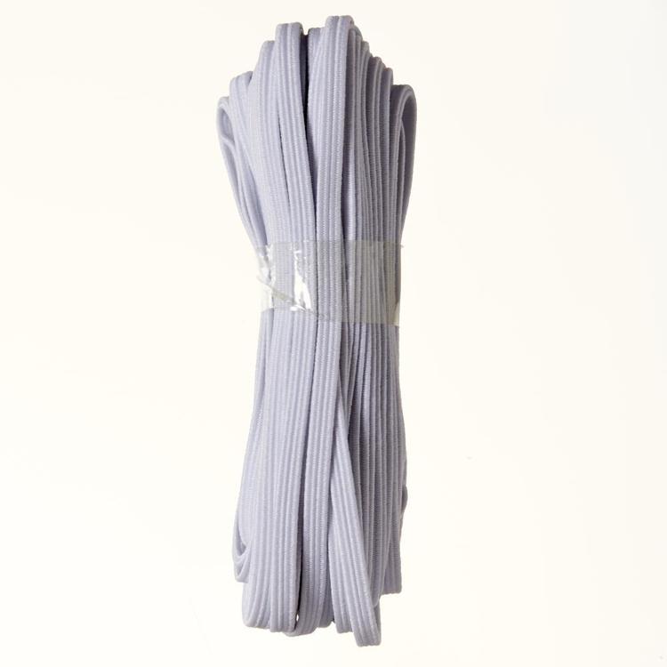 Birch Braided Elastic 12mm x 8m White