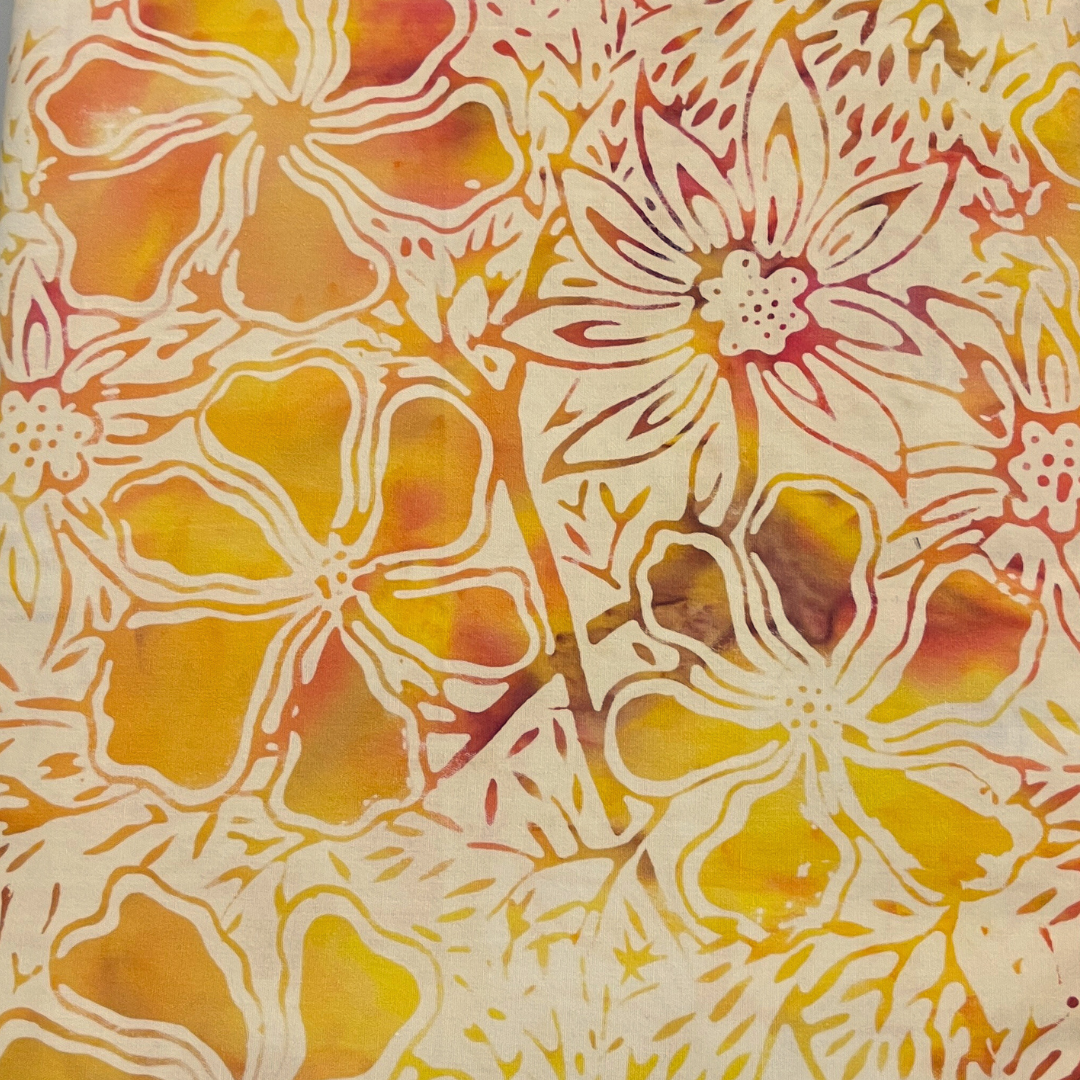 Batik Fabric 100% Cotton Fabric WOF 110cm-  112cm