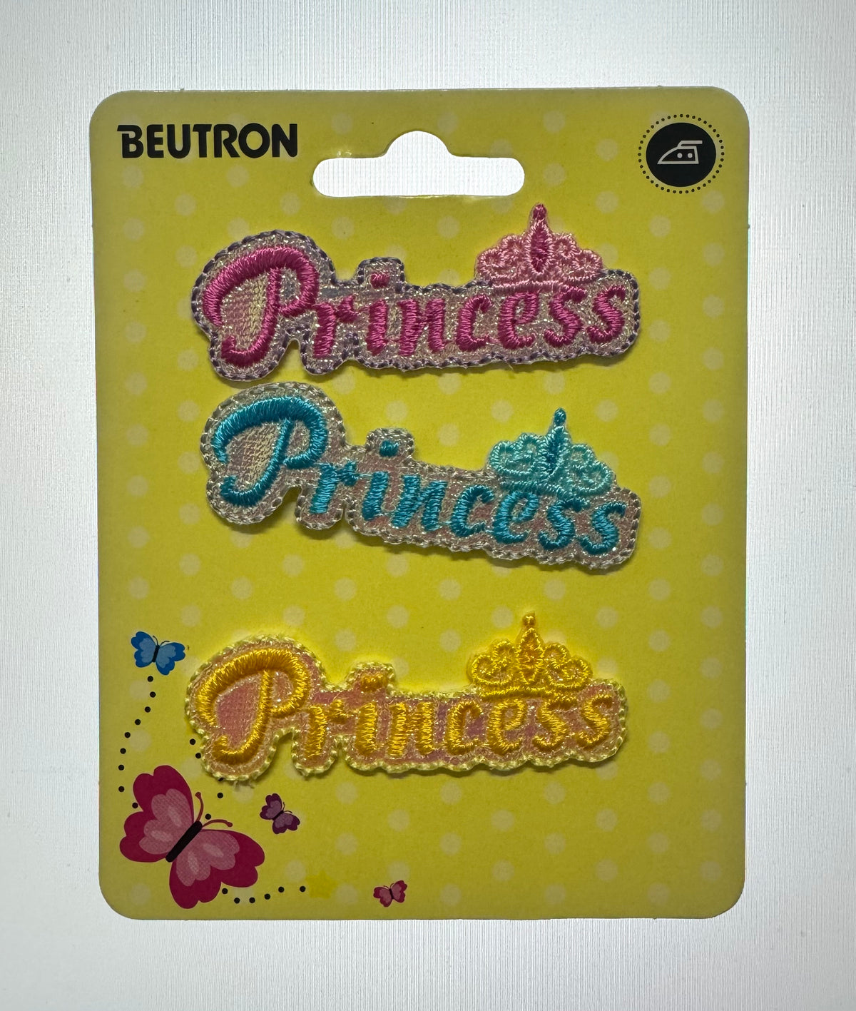 Beutron Princess Iron On Motif 3 Pack