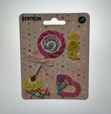 Beutron Sweets Iron On Motif 3 Pack