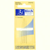 Birch Beading Needles, Size 10/13, 4 Pack