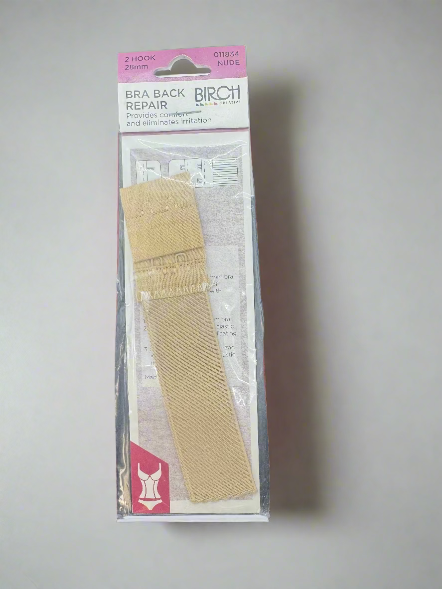 Birch Bra Back Repair Nude, 28mm / 2 Hooks.