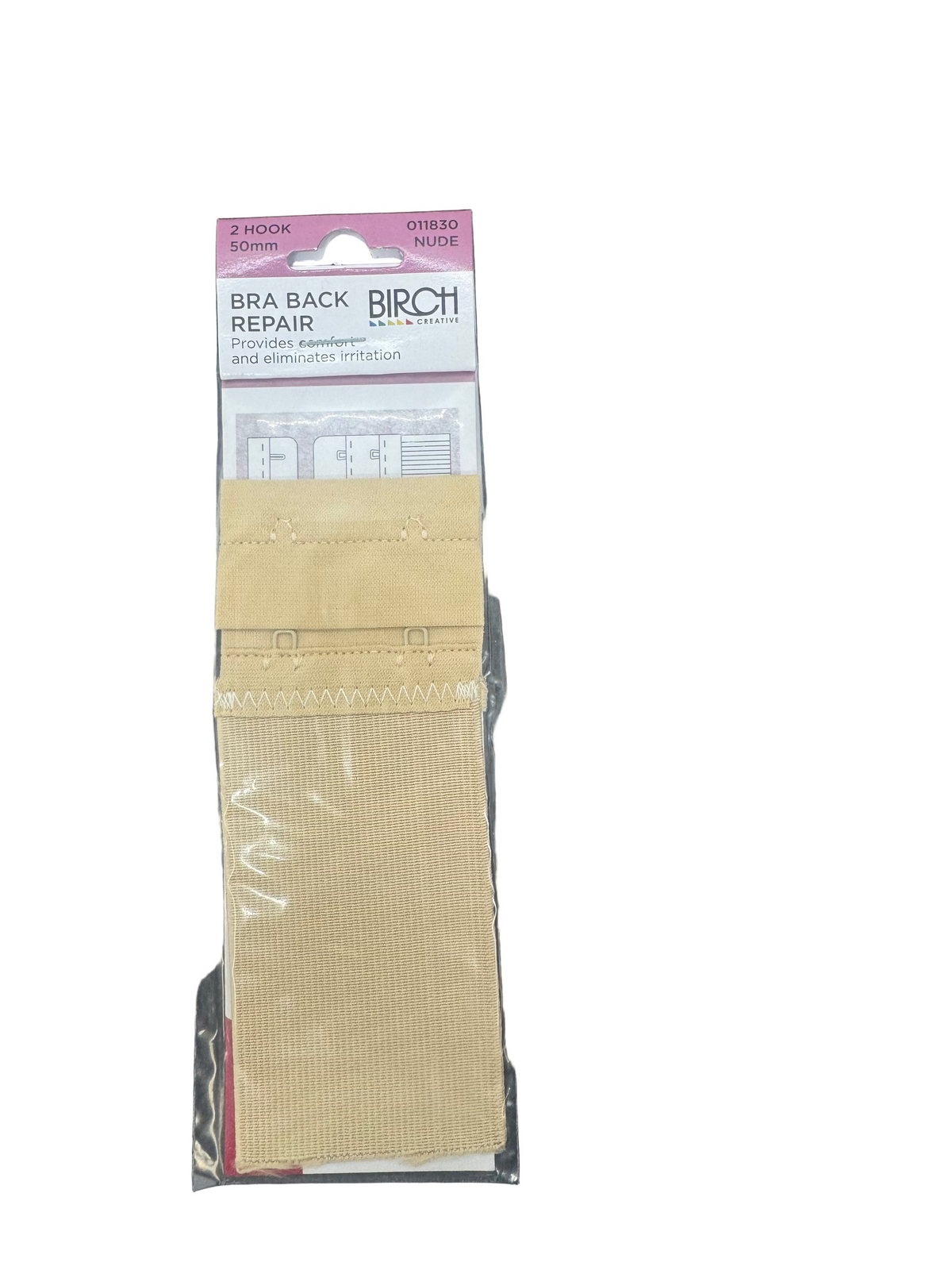 Birch Bra Back Repair Nude, 50mm / 2 Hooks.