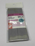 Birch Light Grey Polycotton Bias Binding 25mm x 3m