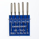 Birch Machine Needles, Embroidery - Assorted.