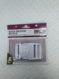 Birch Quick Release Buckle Fits 32mm White
