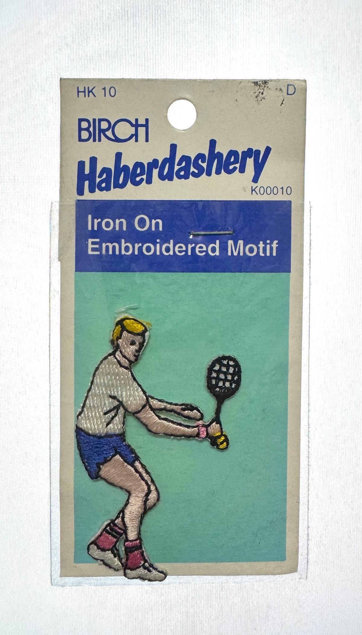 Birch Tennis Player Iron On Motif