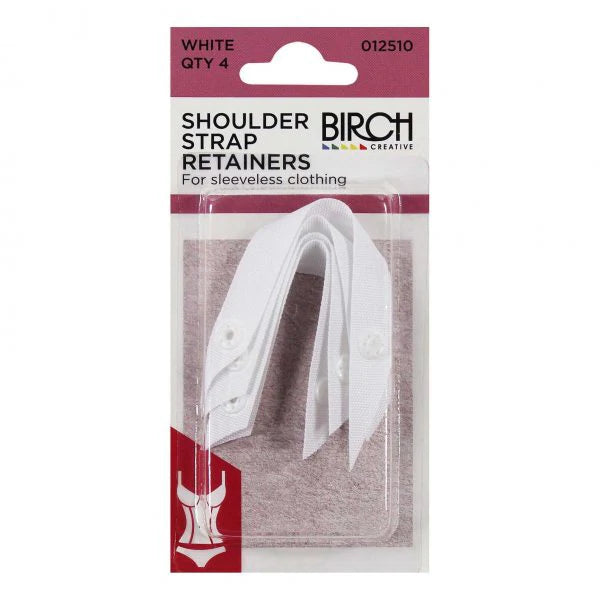 Birch Shoulder Strap Retainers 12510 - White