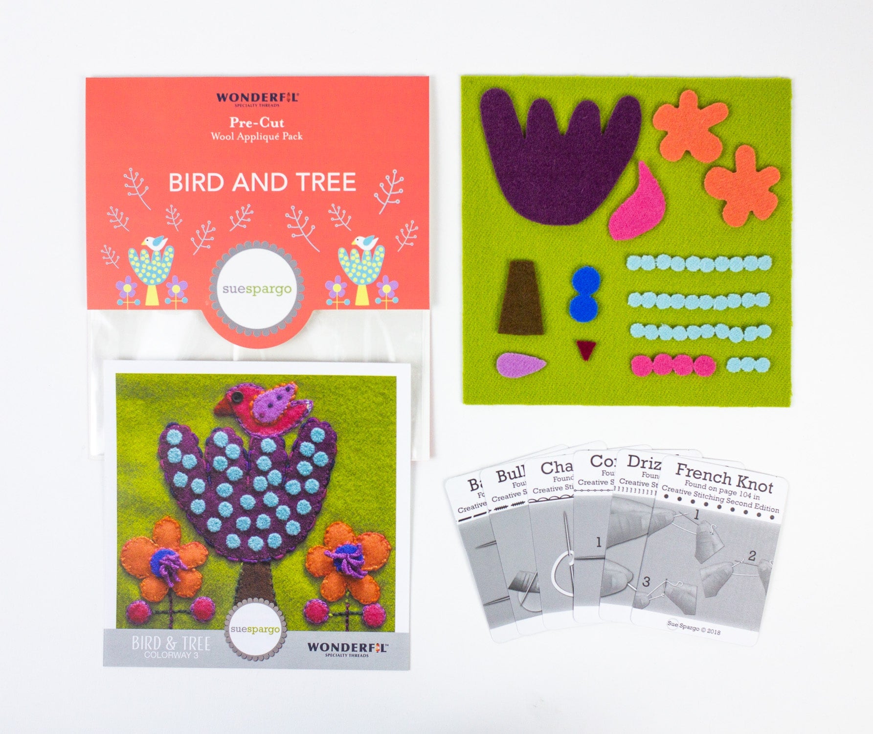 Sue Spargo Pre-Cut Wool Kits