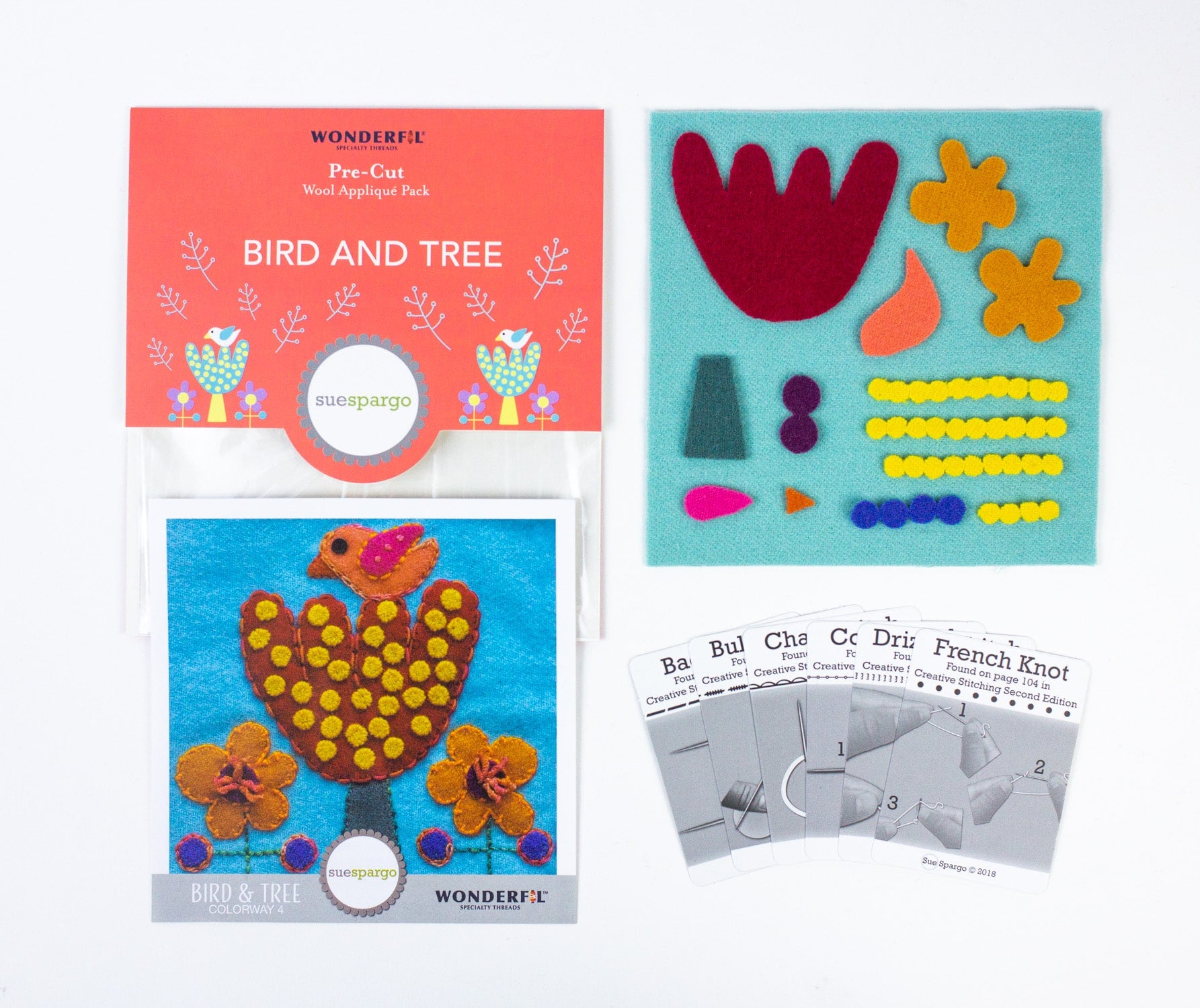 Sue Spargo Pre-Cut Wool Kits