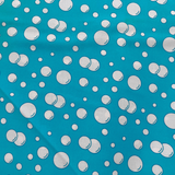 Blue Bubbles 100% Cotton Fabric WOF 110cm- 112cm