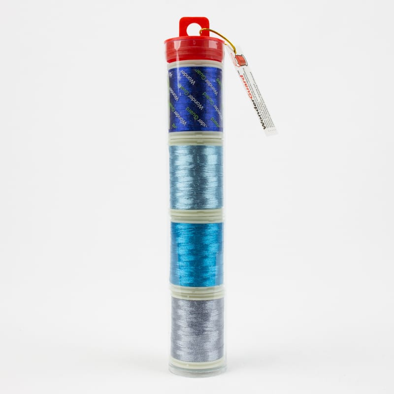 WonderFil Metallic Tubes – Spotlite 40Wt – 4 Mini Spools