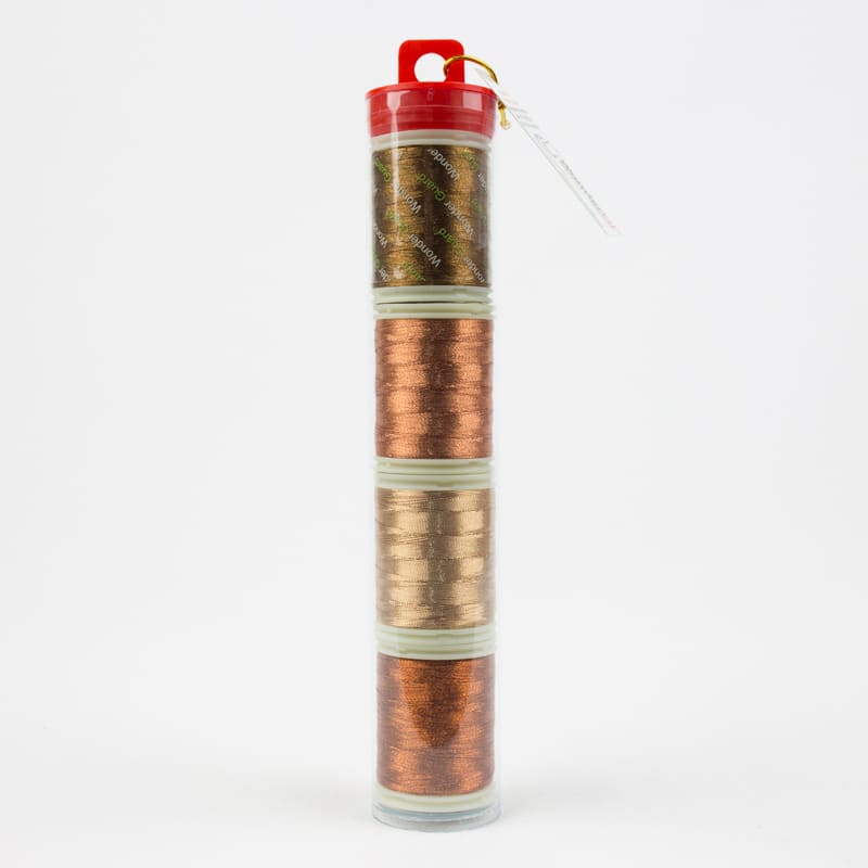 WonderFil Metallic Tubes – Spotlite 40Wt – 4 Mini Spools