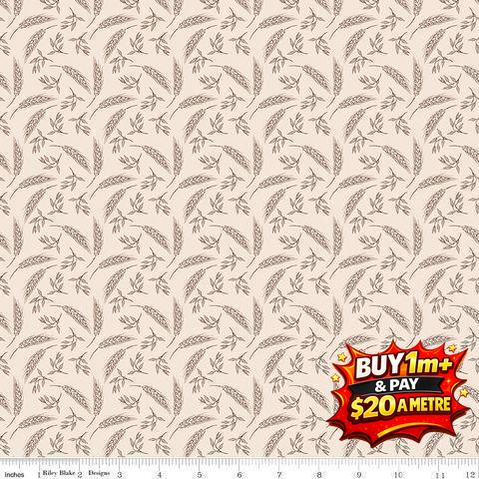 A WALK ON THE PRAIRIE C15233-PUTTY 100% COTTON