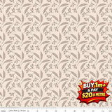 A WALK ON THE PRAIRIE C15233-PUTTY 100% COTTON