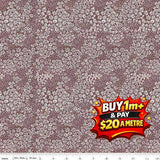 A WALK ON THE PRAIRIE C15235-MARSALA 100% COTTON