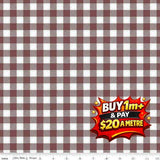 A WALK ON THE PRAIRIE C15238-MARSALA 100% COTTON