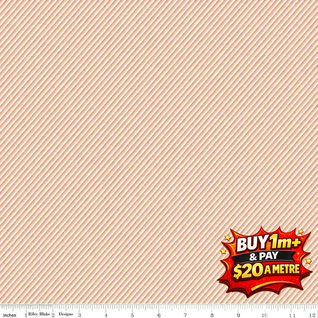 NEW BEGINNINGS - C15756 - APRICOT - 100% Cotton