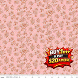FLORAL CHARMS C15763-PINK 100% COTTON