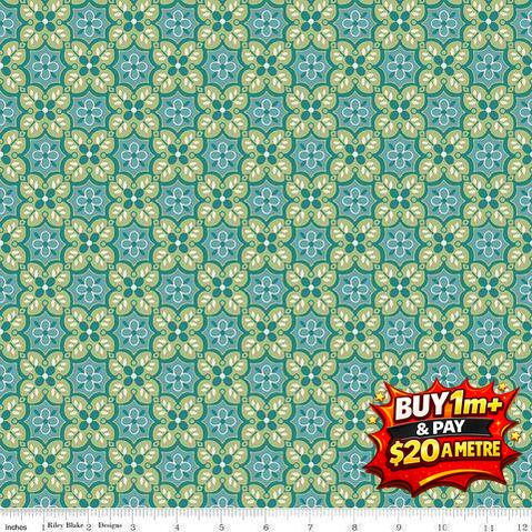 PIECE & PLENTY C15870- RAINDROP 100% COTTON