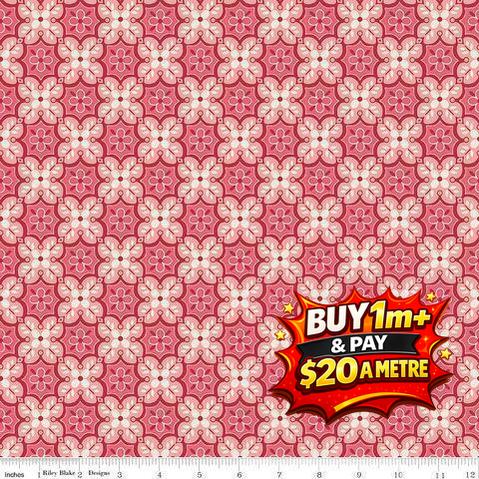 PIECE & PLENTY C15870-TEAROSE 100% COTTON