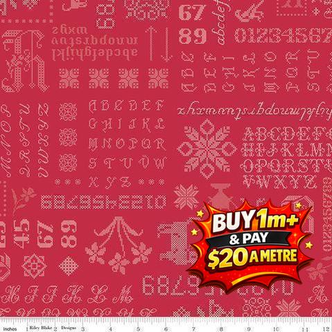 PIECE & PLENTY C15872-BERRY 100% COTTON