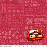 PIECE & PLENTY C15872-BERRY 100% COTTON