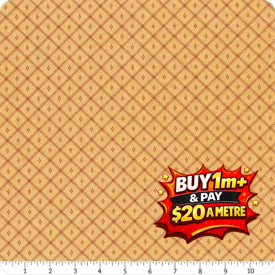 PIECE & PLENTY - C15877 - MARIGOLD - 100% Cotton