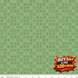 PIECE & PLENTY C15883-BASIL 100% COTTON