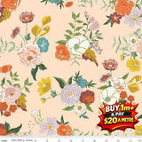 WINGED MEDLEY MAIN BLUSH - C15910-BLUSH - 100% COTTON