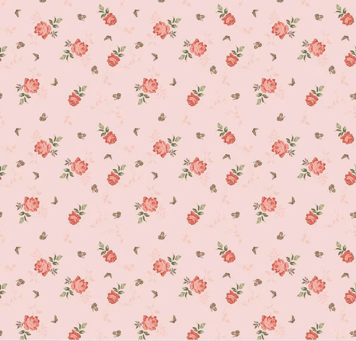 ANNE OF GREEN GABLES ROSES PINK - C16124-PINK - 100% Cotton