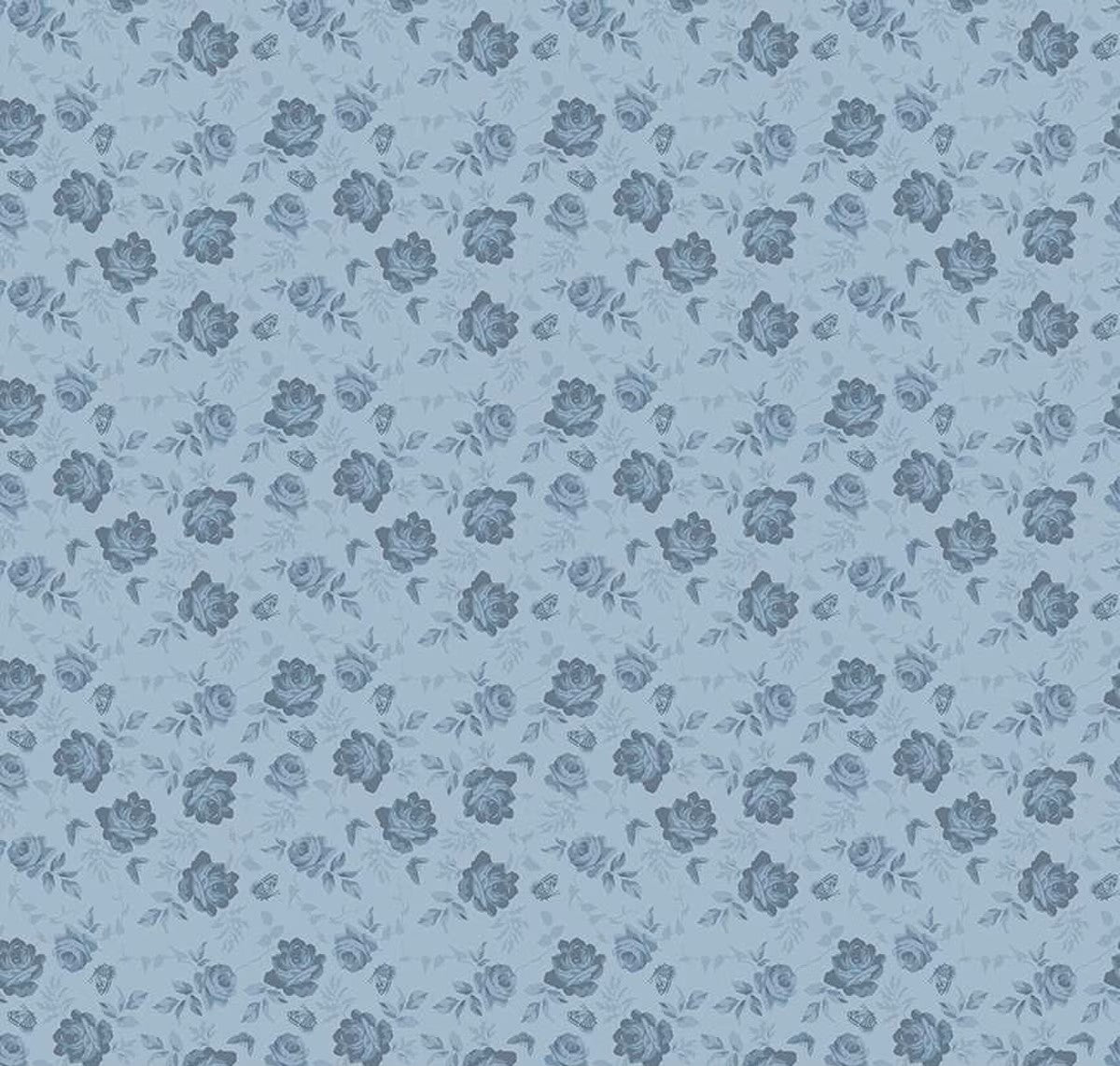 ANNE OF GREEN GABLES TONE-ON-TONE - C16125-BLUE - 100% Cotton