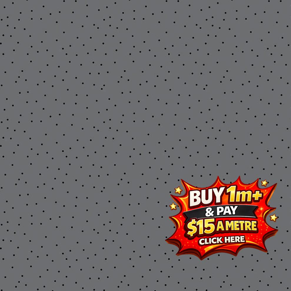 BLACKOUT DOTS GRAY - C16249-GRAY - 100% Cotton