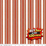 CLASSIC CHRISTMAS STRIPE RED - C16289-RED - 100% COTTON