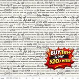 CHARMING CHRISTMAS WORDS CLOUD - C16357-CLOUD - 100% COTTON