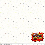 NEW BOX OF CRAYONS CONFETTI CLOUD - C16514 - CLOUD - 100% Cotton