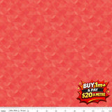 NEW BOX OF CRAYONS KALEIDOSCOPE RED - C16515-RED - 100% COTTON