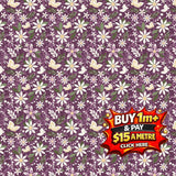 JUJU'S PETALS DANCE PURPLE - C16611-PURPLE - 100% Cotton