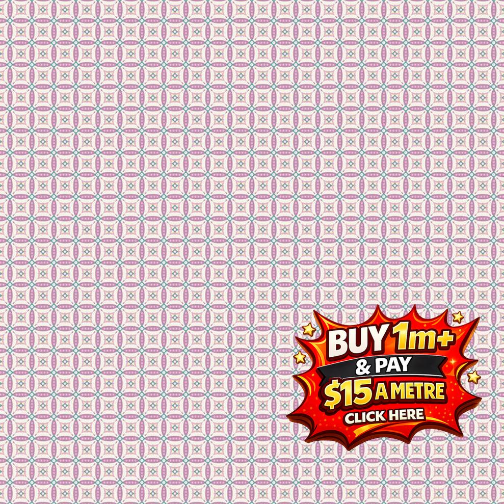 JUJU'S PETALS MOSAIC LILAC - C16614-LILAC - 100% Cotton