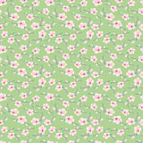 Painted Petals CD17592 Blossum Green Cotton Fabric 100%