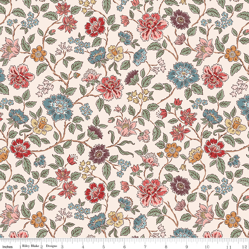 NORTHANGER ABBEY MORLAND CREAM - C17890-CREAM - 100% Cotton