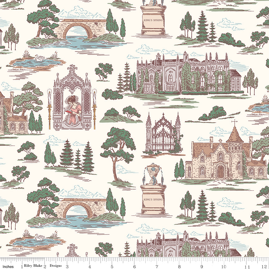NORTHANGER ABBEY ABBEY CLOUD - C17894-CLOUD - 100% Cotton