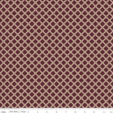 NORTHANGER ABBEY TILNEY MERLOT - C17897-MERLOT - 100% Cotton