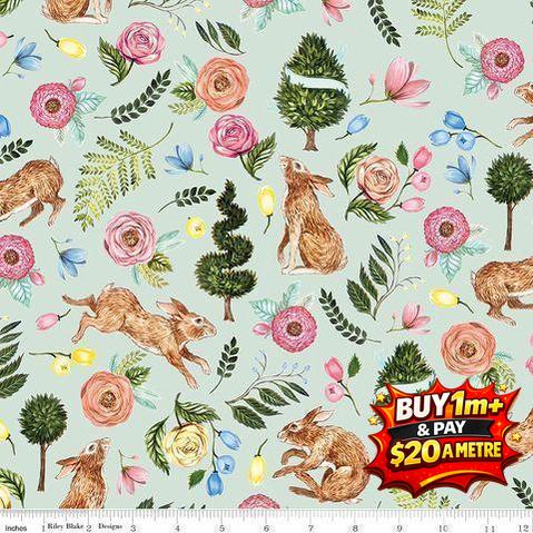 SWEET SPRING - CD15800-SEAFOAM - 100% COTTON