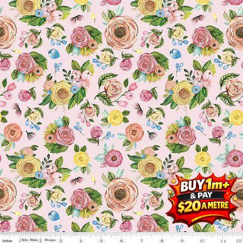 #SWEET SPRING CD15802-PINK 100% COTTON