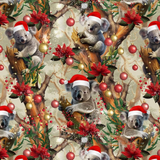 CHRISTMAS Fabrics Festive Friends Koalas