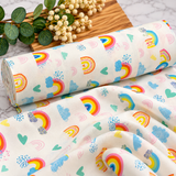 Rainbow Dreams Premium 100% Cotton Fabric 46cm x 55cm