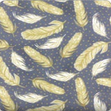 Clarabelle Feathers Charcoal/Gold S#N7512