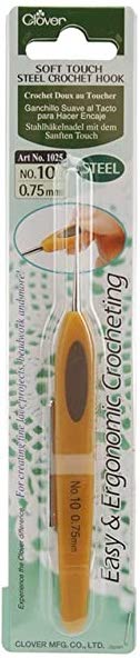 Clover Soft Touch Crochet Hook (0.75 mm) # 10